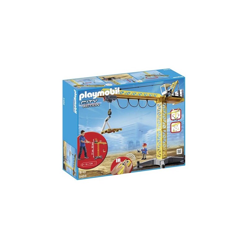 Playmobil City Action - Grande grue de chantier - multicolore