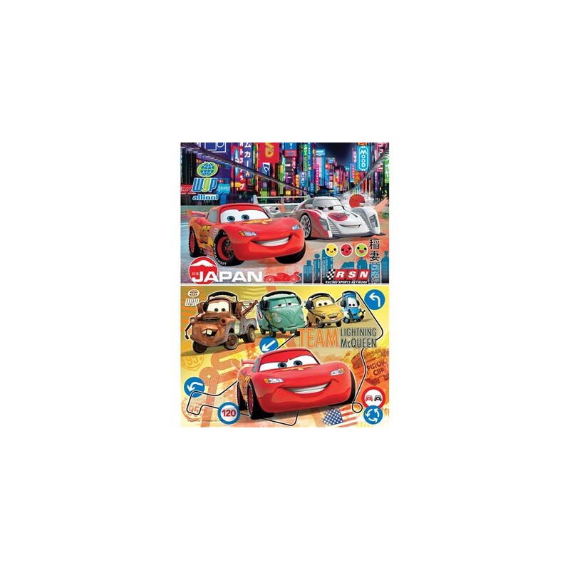 Clementoni Cars - 2 puzzles de 20 pièces - multicolore