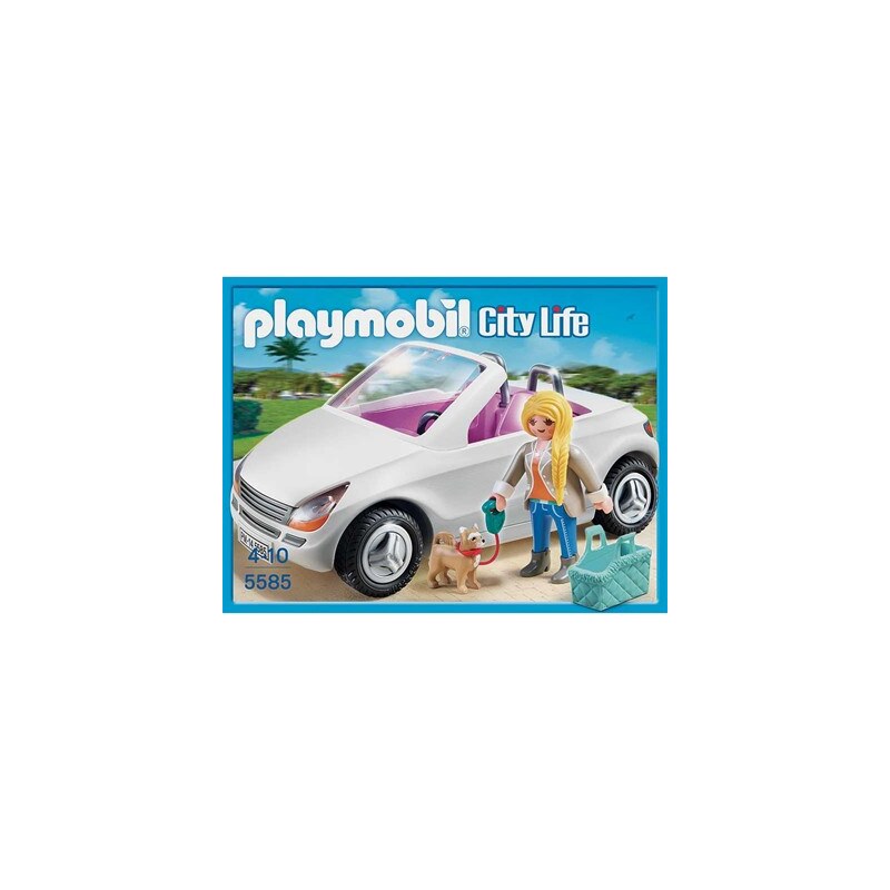 Playmobil City life - Voiture cabriolet - multicolore