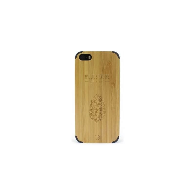 Woodstache Coque pour iPhone 5-5S et SE Landes - beige