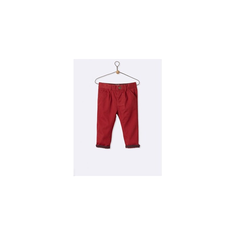 Cyrillus Pantalon chino - rouge
