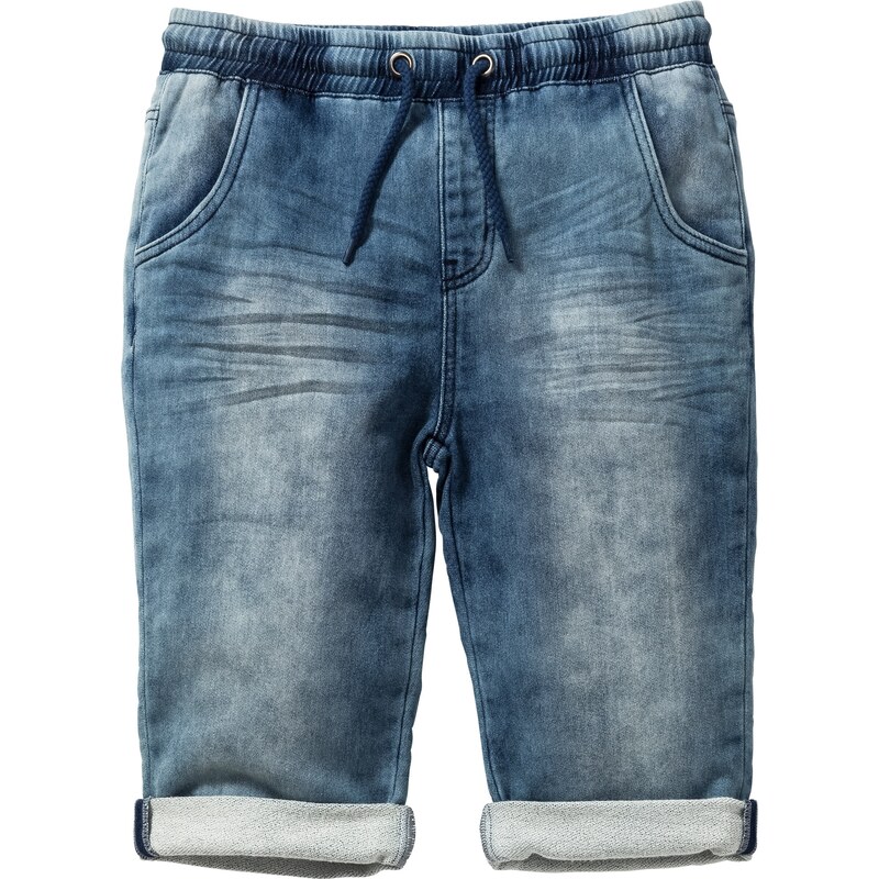 John Baner JEANSWEAR Bonprix - Bermuda soft jean bleu pour enfant