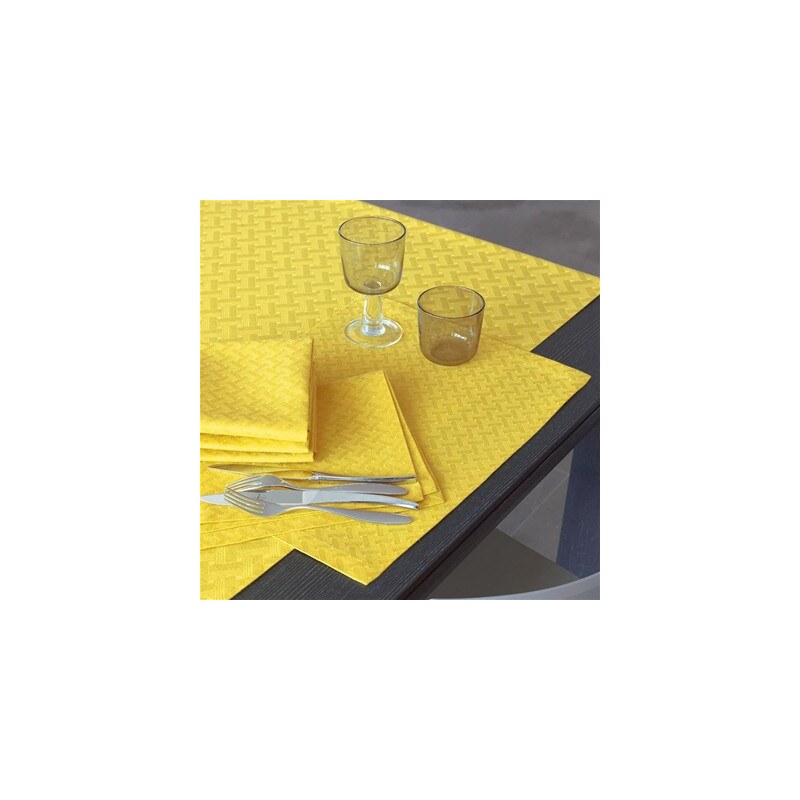 LJF By Cannage - Sets de table - jaune