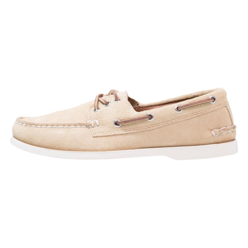 Quoddy DOWNEAST Chaussures bateau tan/white