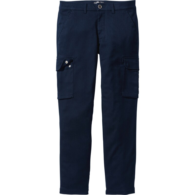 bpc selection Pantalon cargo Regular Fit Straight bleu homme - bonprix