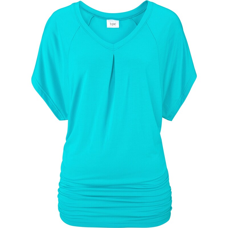bpc bonprix collection T-shirt de relaxation avec manches chauve-souris bleu femme - bonprix