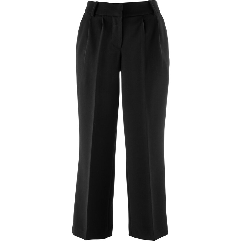 bpc bonprix collection Pantalon ample style jupe-culotte noir femme - bonprix