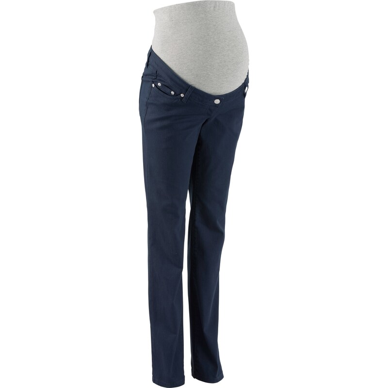 bpc bonprix collection Bonprix - Pantalon de grossesse jambes droites bleu pour femme