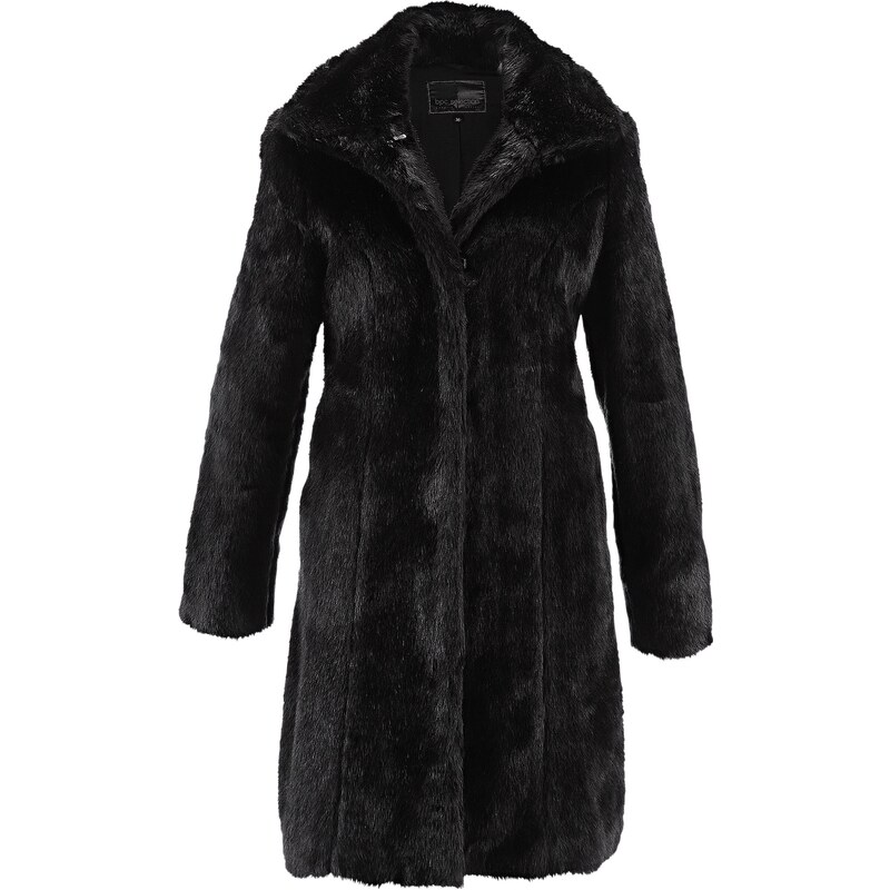 bpc selection Manteau long et doux noir manches longues femme - bonprix
