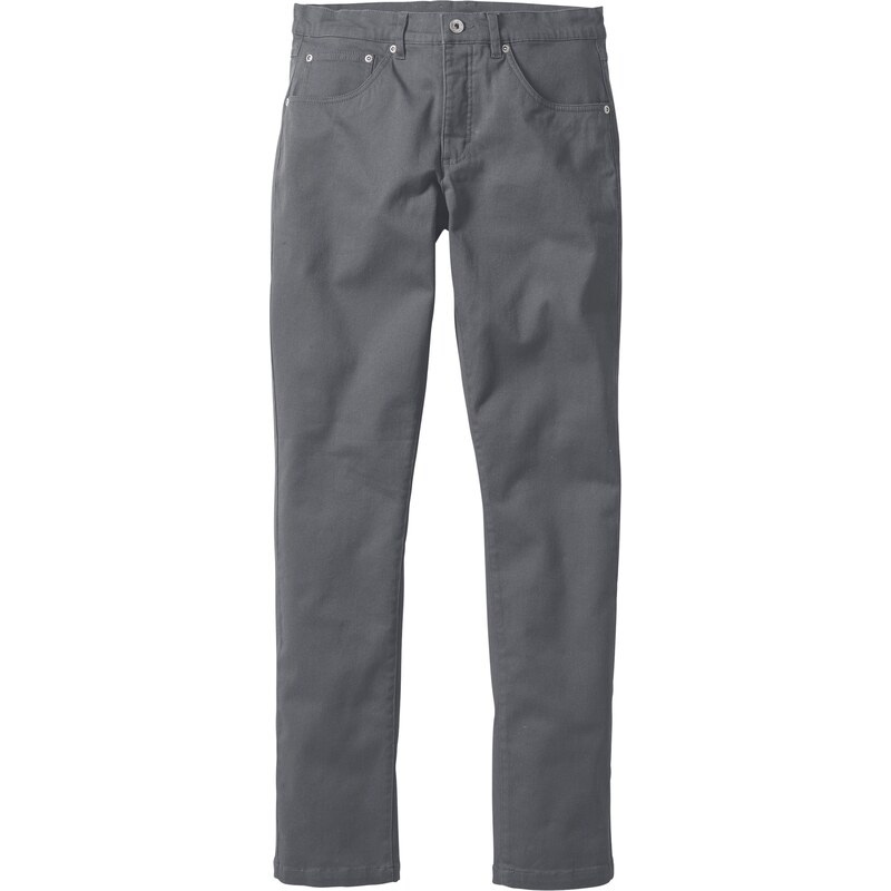 RAINBOW Pantalon extensible Slim Fit Straight gris homme - bonprix