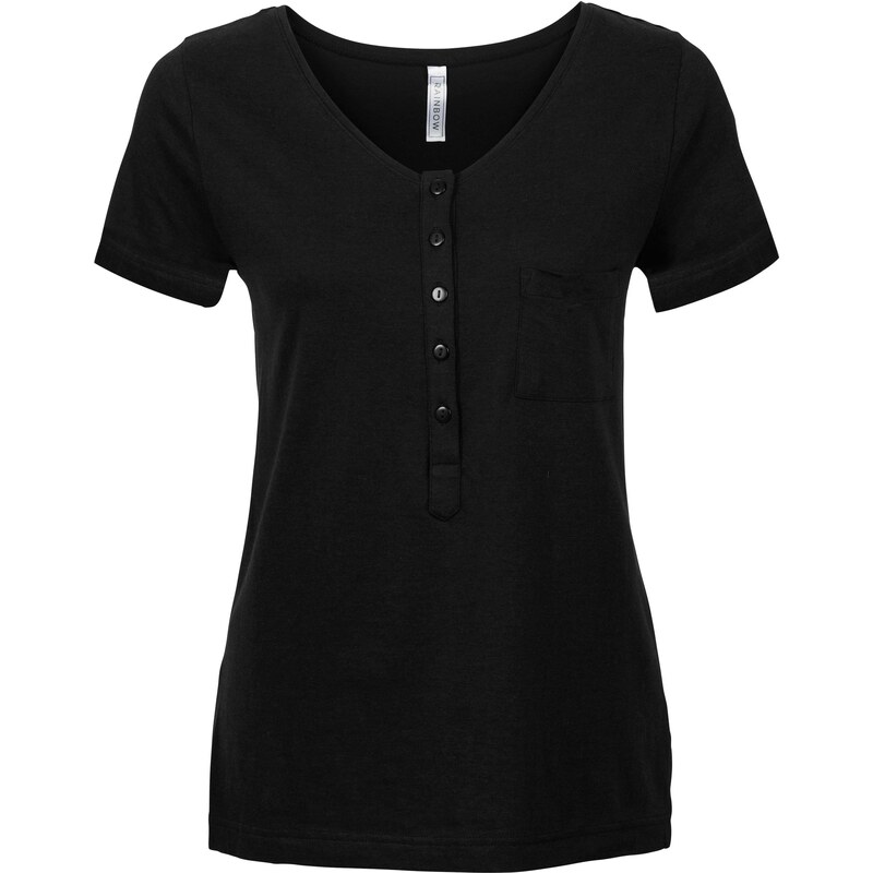 RAINBOW T-shirt noir manches courtes femme - bonprix
