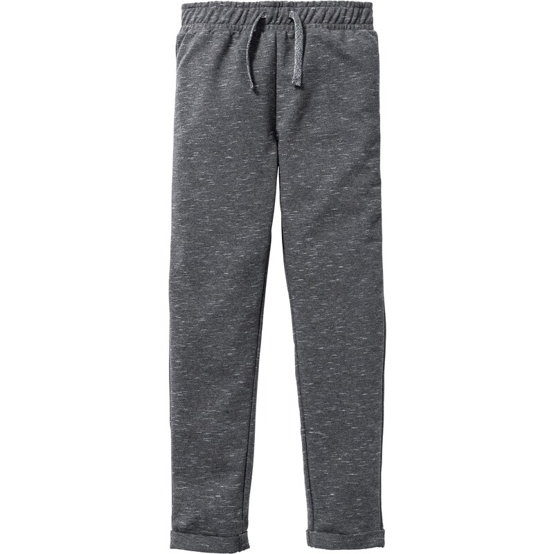 bpc bonprix collection Bonprix - Pantalon sweat chiné gris pour enfant