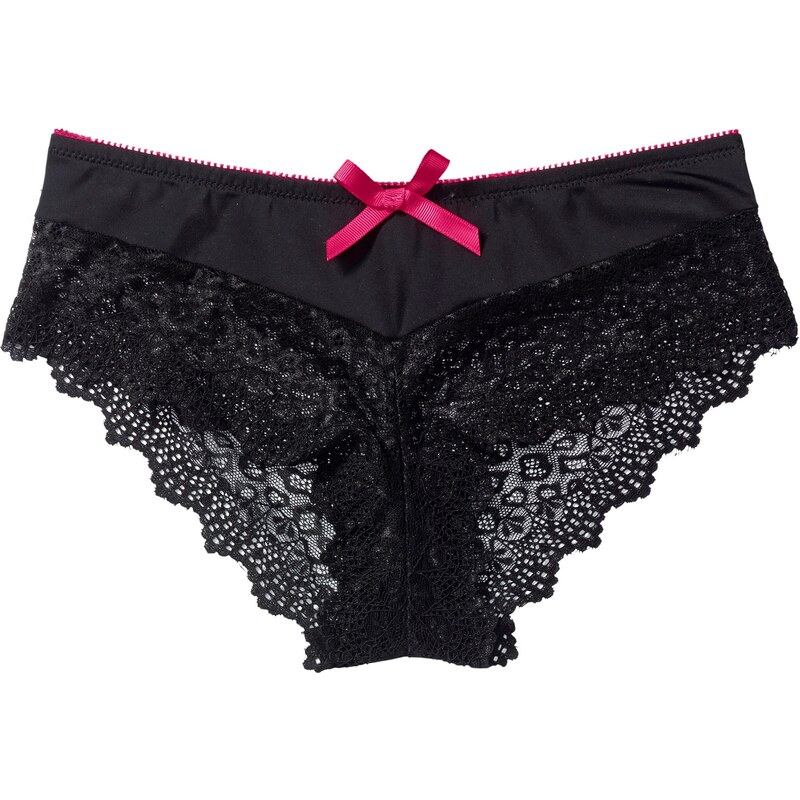 RAINBOW Shorty noir lingerie - bonprix
