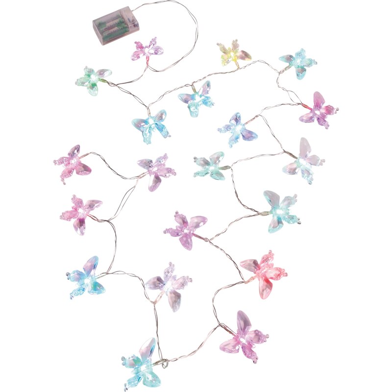 bpc living Bonprix - Guirlande lumineuse à LED Papillons incolore pour maison