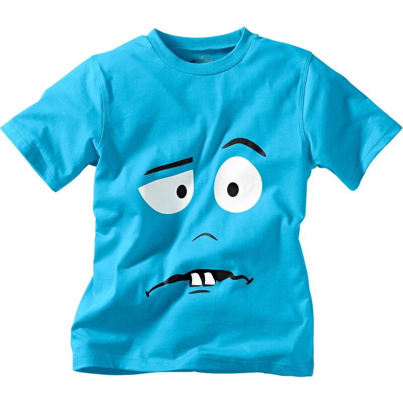 bpc bonprix collection Bonprix - T-shirt bleu manches courtes pour enfant