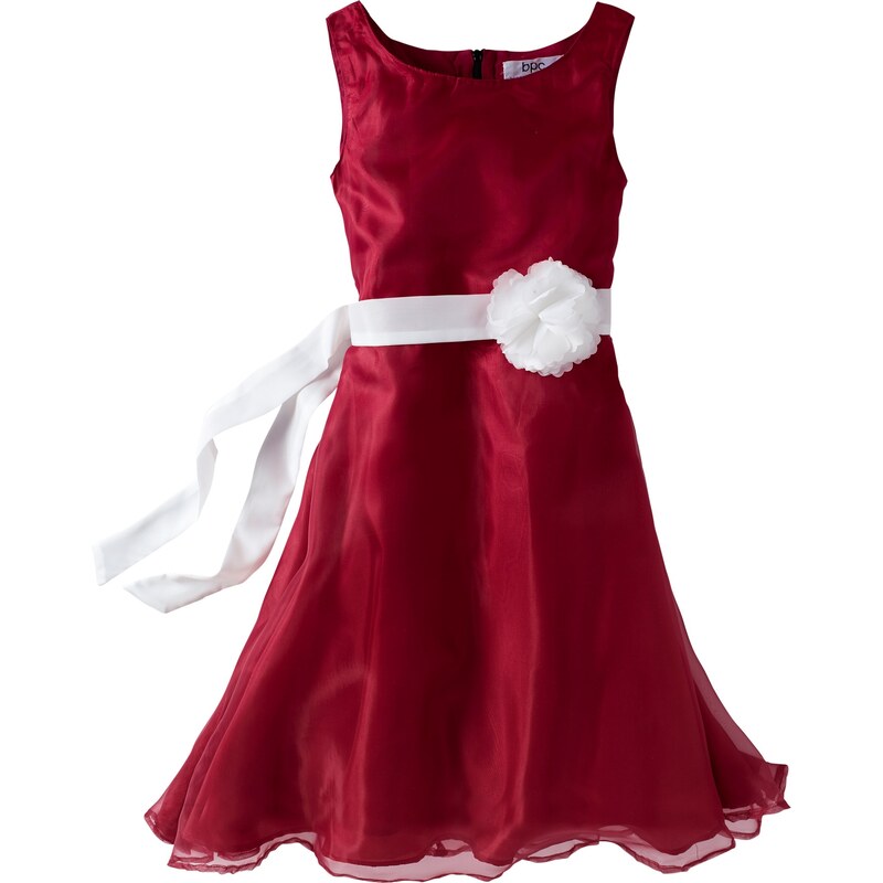bpc bonprix collection Bonprix - Robe de fête rouge sans manches pour enfant