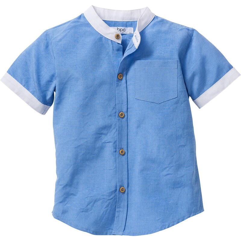 bpc bonprix collection Chemise bleu manches courtes enfant - bonprix