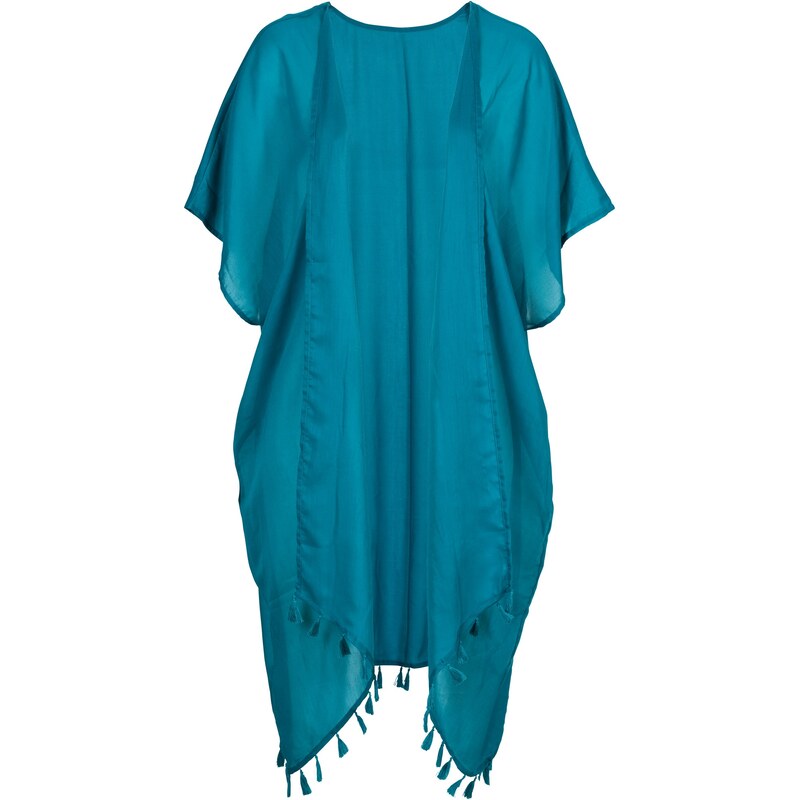 bpc selection Robe d'été: Kimono de plage bleu femme - bonprix