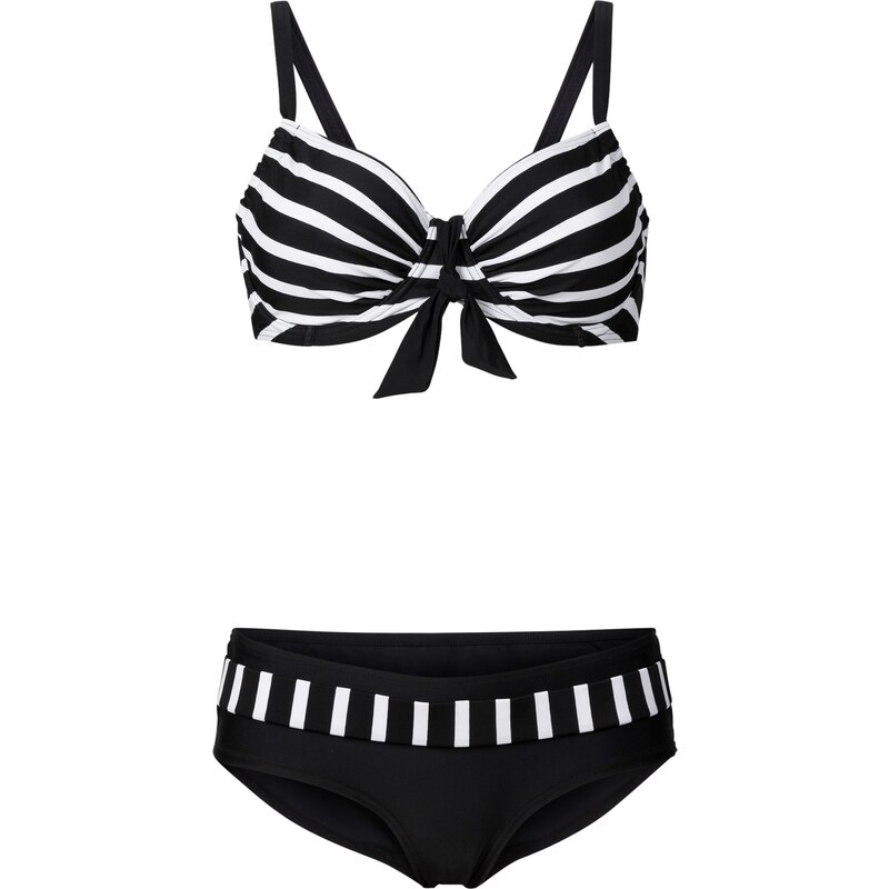 bpc bonprix collection Bonprix - Bikini à armatures (Ens. 2 pces.) noir pour femme