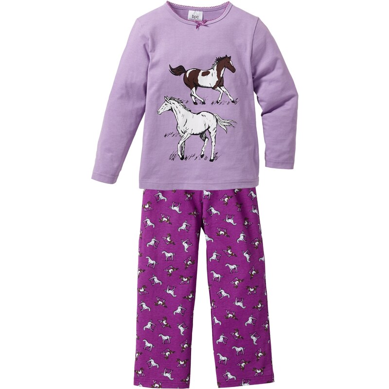 bpc bonprix collection Bonprix - Pyjama (Ens. 2 pces.) violet pour enfant