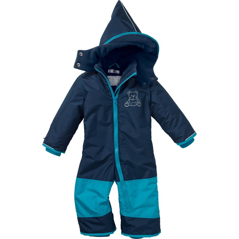 bpc bonprix collection Bonprix - Combinaison de ski bébé bleu manches longues pour enfant