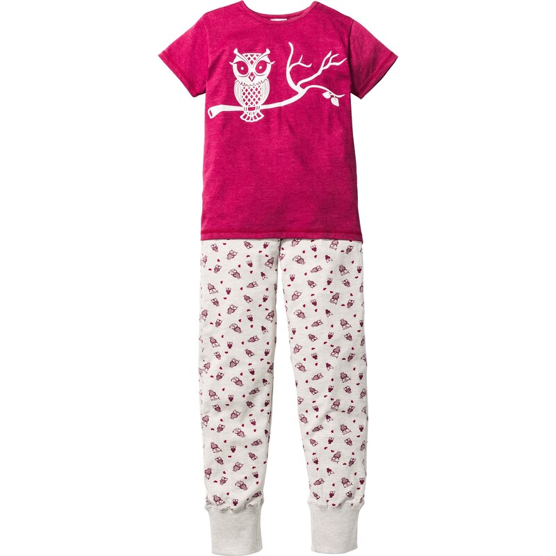 bpc bonprix collection Bonprix - Pyjama (Ens. 2 pces.) fuchsia pour enfant