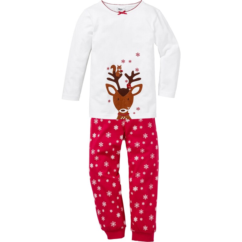 bpc bonprix collection Bonprix - Pyjama (Ens. 2 pces.) blanc pour enfant