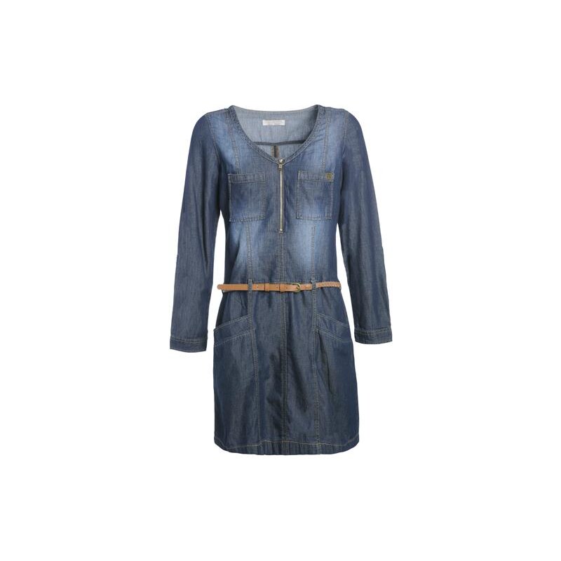 Robe en jean used Bleu Coton - Femme Taille 36 - Cache Cache