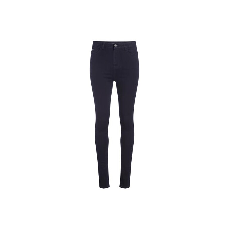 Pantalon skinny uni Bleu Elasthanne - Femme Taille 34 - Cache Cache