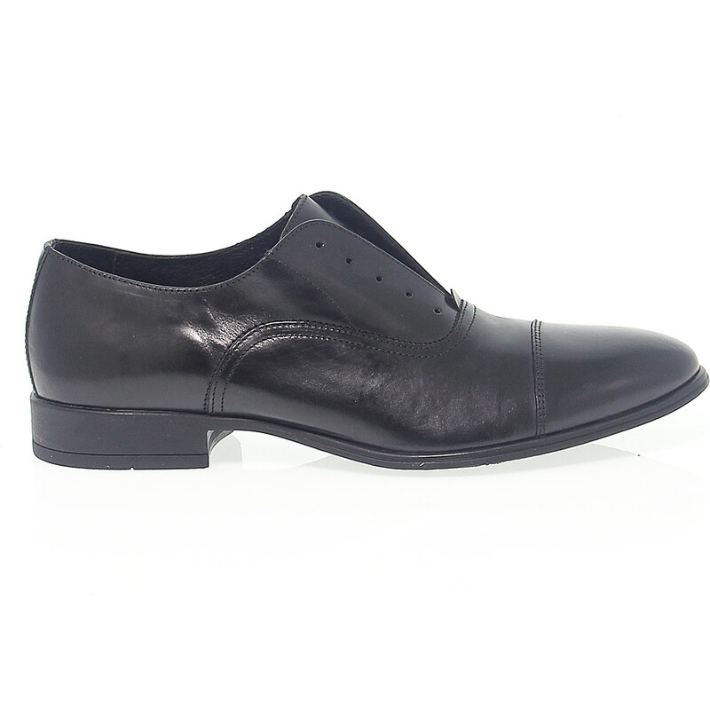 Chaussures à lacets Antica Cuoieria STILE INGLESE en cuir noir