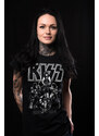 Tee-shirt métal pour femmes Kiss - Hottest Show On Earth - HYBRIS - ER-5-KISS003-H69-4-BK