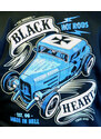 Sweat-shirt avec capuche pour hommes - BRUISER - BLACK HEART - 003-0056-BLK