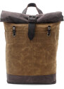 Glara Spacious Roll-Top retro backpack