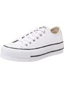 CONVERSE Baskets basses 'CHUCK TAYLOR ALL STAR LIFT OX LEATHER' blanc