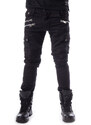 Pantalon Chemical Black pour hommes - ANDERS - BLACK STRAIGHT FIT - POI902