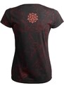 T-shirt hardcore pour femmes - FRANKENSTEIN - AMENOMEN - OMEN088DA ALLPRINT RED