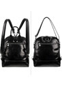Glara Luxury leather backpack Convertible 2 in 1