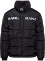 Karl Kani Veste mi-saison 'Essential' noir / blanc