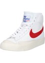 Nike Sportswear Baskets 'Blazer Mid 77' beige / bleu roi / rouge / blanc