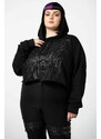Sweat-shirt avec capuche pour femmes - Bellow Cropped - KILLSTAR - KSRA005226