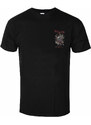 T-shirt hardcore pour hommes - FLORAL SERPENT - SULLEN - SCM3983_BK