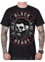 T-Shirt pour hommes - BEARD SKULL - BLACK HEART - 9748