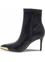 Boots Versace Jeans Couture JEANS COUTURE SCARLETT STRETCH en cuir noir