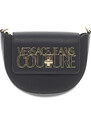 Sac bandoulière Versace Jeans Couture JEANS COUTURE LOGO LOCK RANGE L SKETCH 5 BAGS SMOOTH en nappa noir