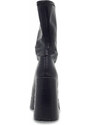 Boots Windsor Smith HIDDEN BLACK STRETCH UP en faux cuir noir