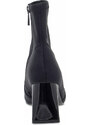 Boots Steve Madden ENLIST BLACK FABRIC en tissu noir