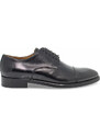 Chaussures à lacets Brecos STILE INGLESE 5 BUCHI en cuir noir