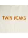 Dedicated Hoodie Falun Twin Peaks Logo Oat White