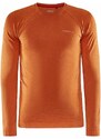 Fonctionnel pour hommes la chemise Craft Core Dry Actif Confort LS Orange
