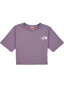 The North Face T-shirt enfant GIRLS S/S CROP SIMPLE DOME TEE >